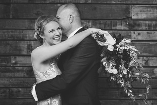 Wedding Photos in vines